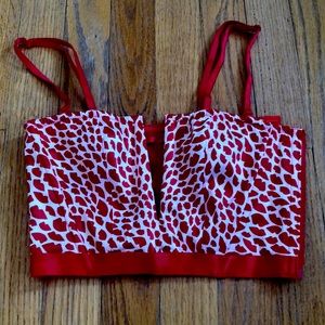 Victoria’s Secret Satin Red Bustier